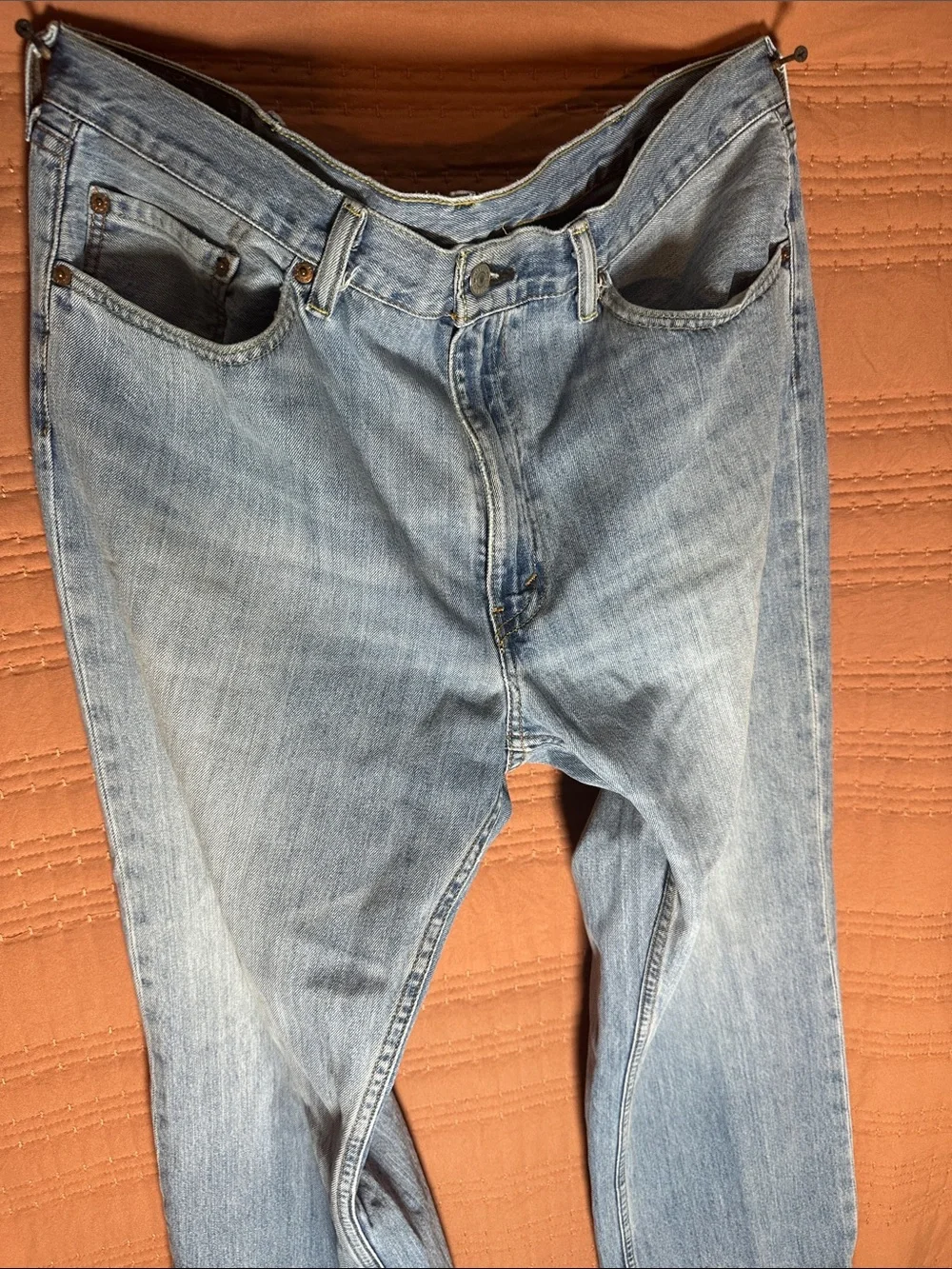 Levi's Men's Light Blue Straight-Leg Jeans